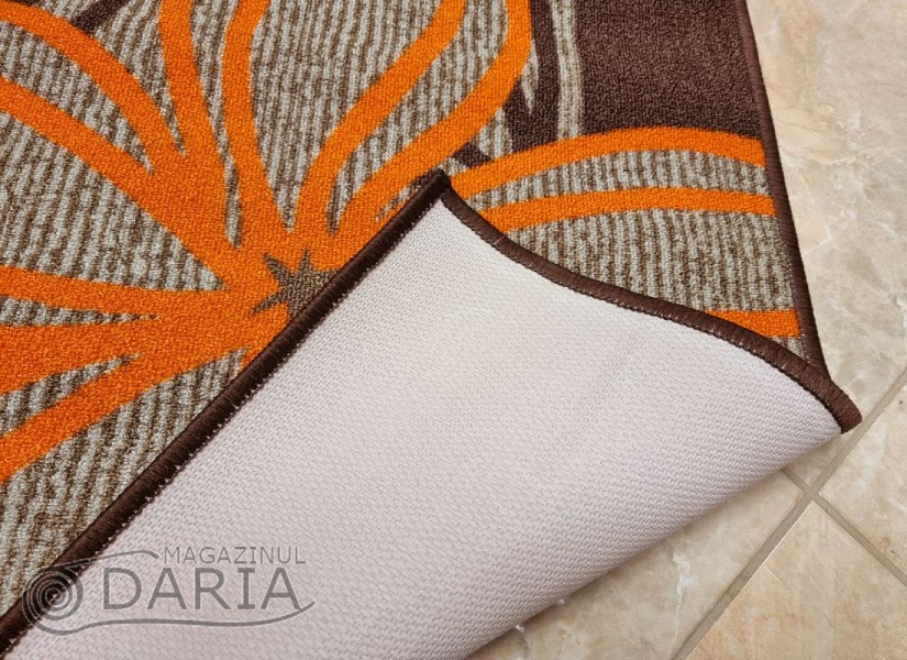 Covor tip mochetă ERIKA 8013 beige/orange