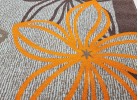 Covor tip mochetă ERIKA 8013 beige/orange
