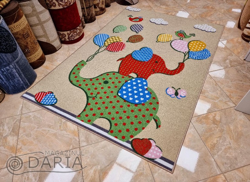 Covor tip mochetă ERIKA 8021 beige