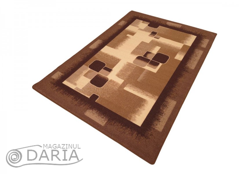 Covor tip mochetă ERIKA 8080 brown