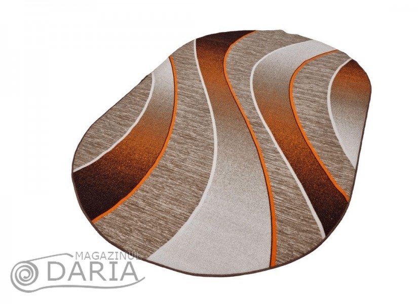 Covor tip mochetă ERIKA 8012 beige/orange