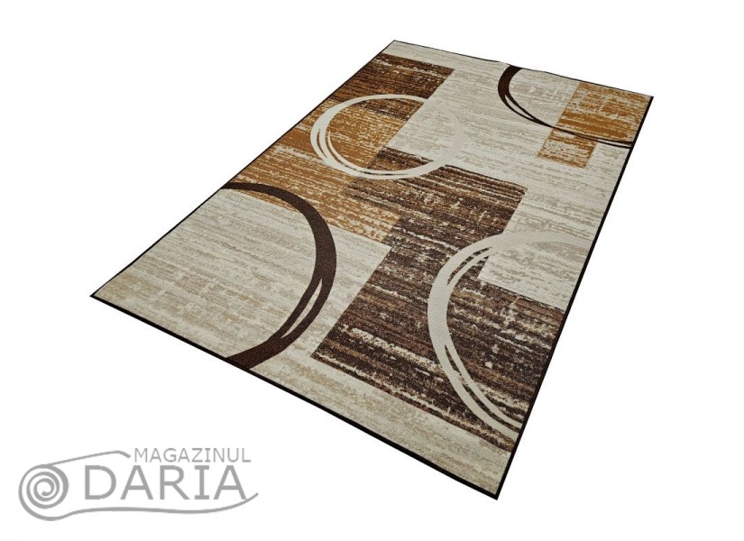 Covor tip mochetă ERIKA 8034 camel