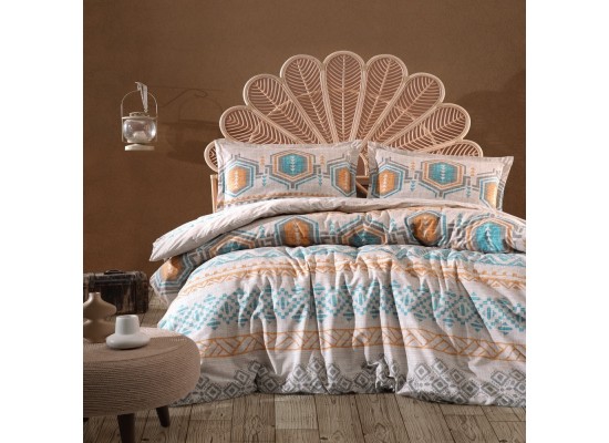 Lenjerie de pat ranforce Arnetti beige