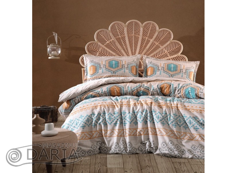 Lenjerie de pat ranforce Arnetti beige