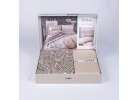 Lenjerie de pat ranforce Mahfer beige