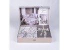 Lenjerie de pat ranforce Simle grey