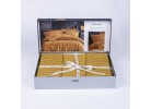 Lenjerie de pat Satin Stripe mustard/hardal