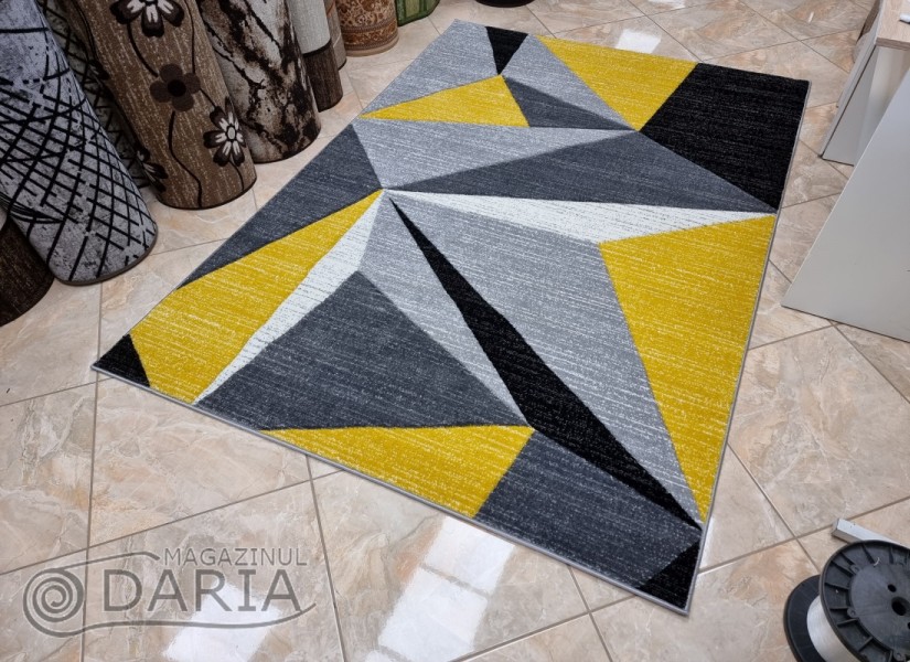 Covor GRACIA 743 grey/yellow