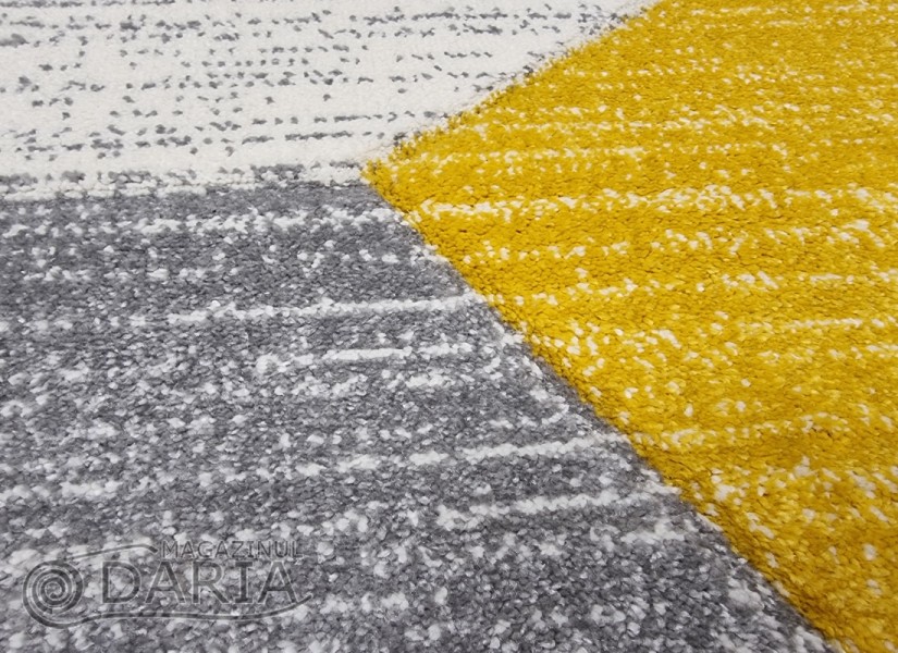 Covor GRACIA 743 grey/yellow