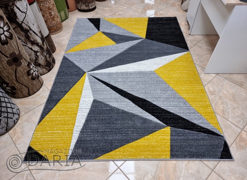 Covor GRACIA 743 grey/yellow