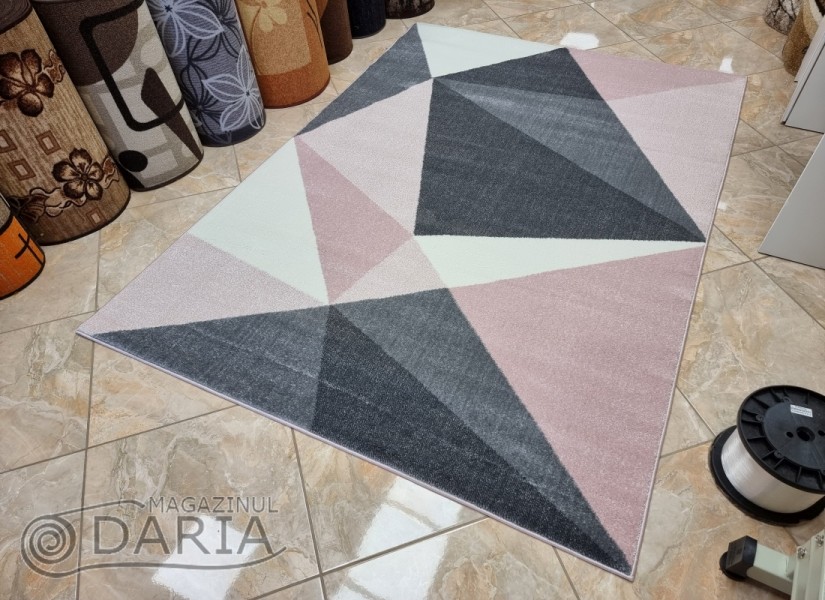Covor MAGNOLIA 139 l.grey/pink