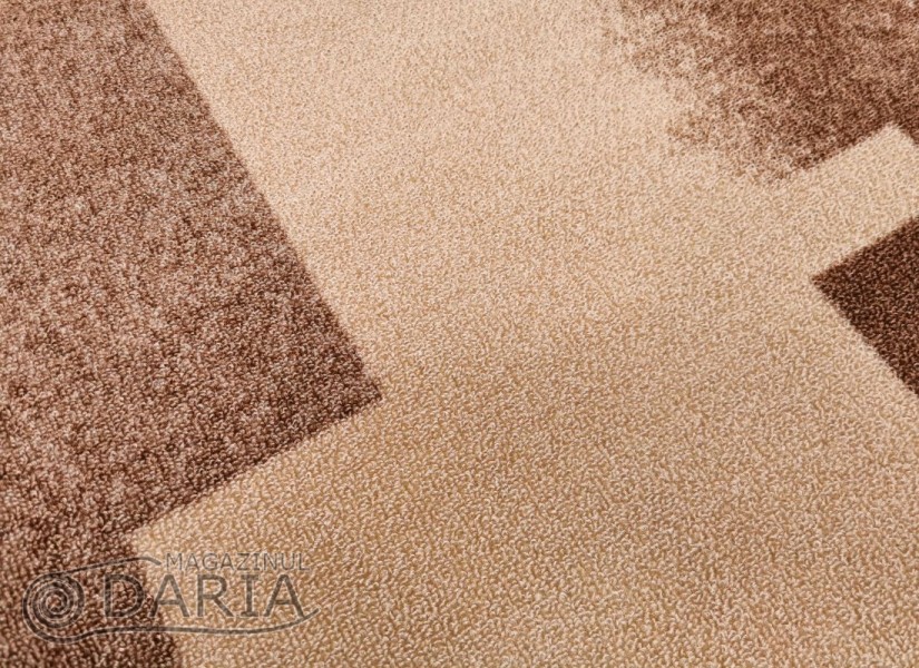 Covor mocheta 80 brown rotund