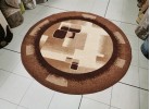 Covor mocheta 80 brown rotund