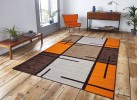 Covor tip mochetă ERIKA 8010 beige/orange