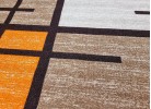 Covor tip mochetă ERIKA 8010 beige/orange