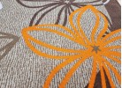 Covor tip mochetă ERIKA 8013 beige/orange oval