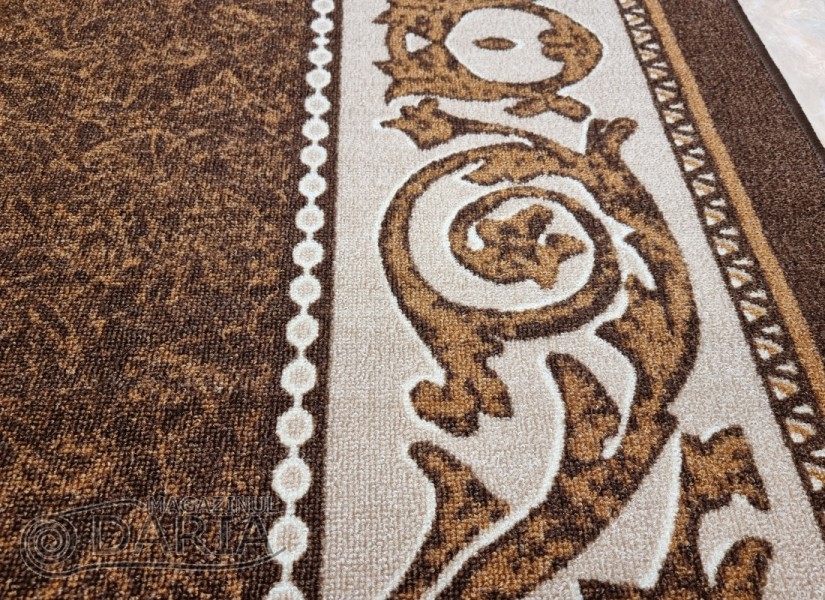 Covor tip mochetă ERIKA 8023 brown