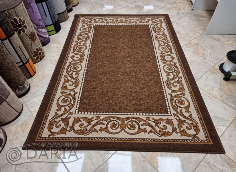 Covor tip mochetă ERIKA 8023 brown