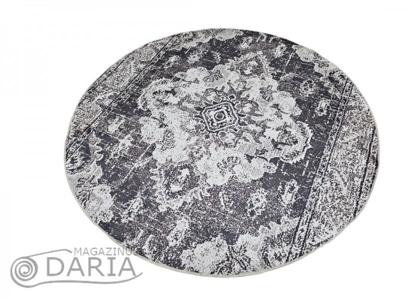 Covor tip mochetă REGAL 7014 beige rotund