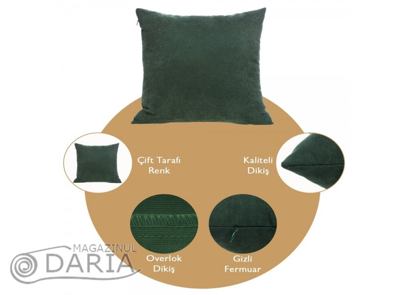Pernă decorativă Panoroma 588 green 45x45 cm