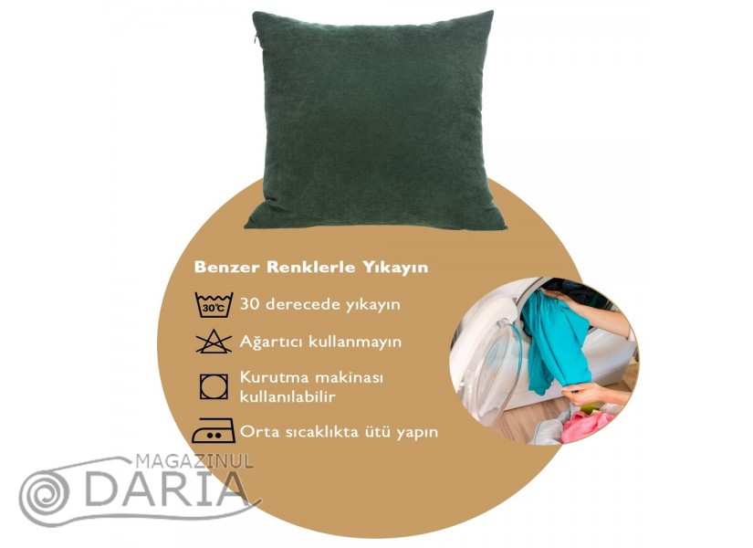 Pernă decorativă Panoroma 588 green 45x45 cm