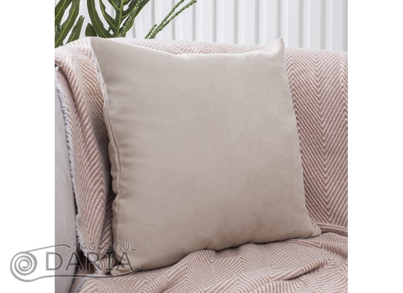 Pernă decorativă Panoroma 196 light beige 45x45 cm