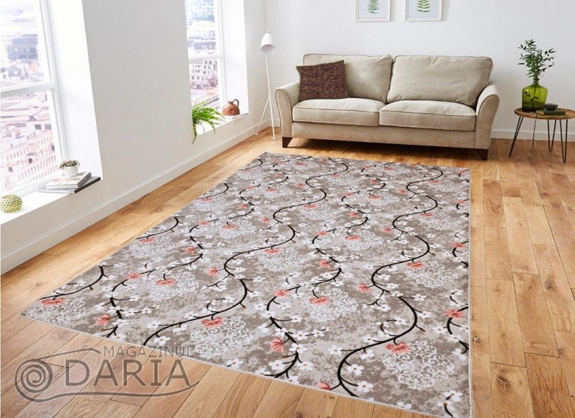 Covor tip mochetă COMFORT 6340 mink