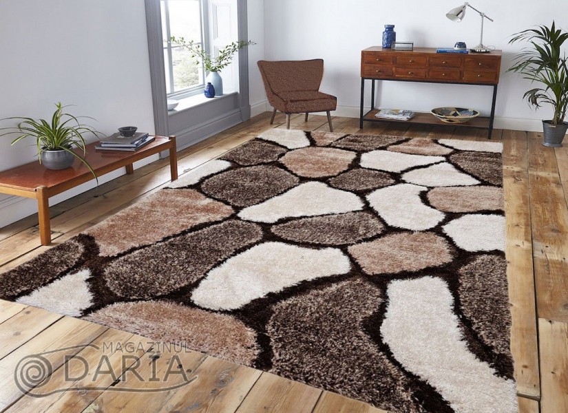 Covor 3D SHAGGY GRANDE 468 brown