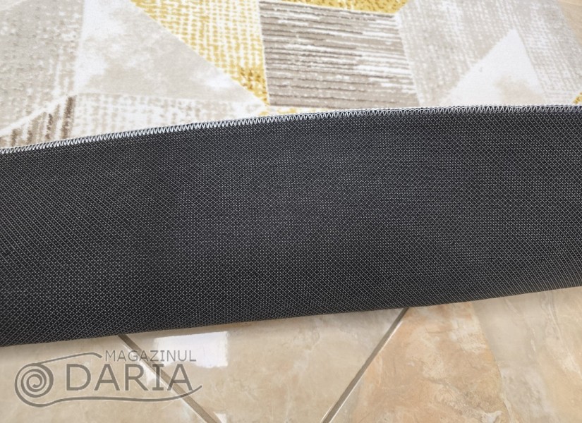 Covor tip mochetă PRESTIGE 6238 mustard