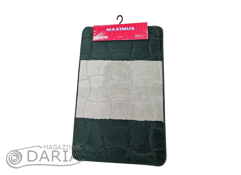 Set 2 covorase baie SARIYER 2536 HUNTER GREEN