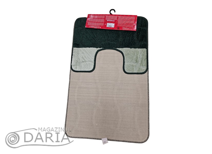Set 2 covorase baie SARIYER 2536 HUNTER GREEN