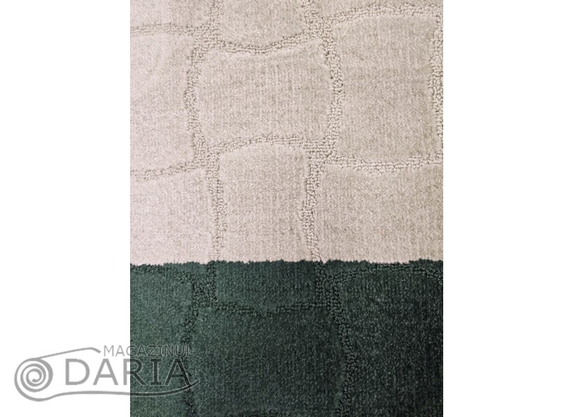 Set 2 covorase baie SARIYER 2536 HUNTER GREEN