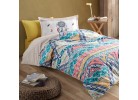 Lenjerie de pat ranforce Boho beige