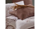 Lenjerie de pat ranforce Mass brown
