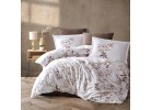 Lenjerie de pat ranforce Mass brown