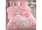 Lenjerie de pat ranforce Sweet princess powder 