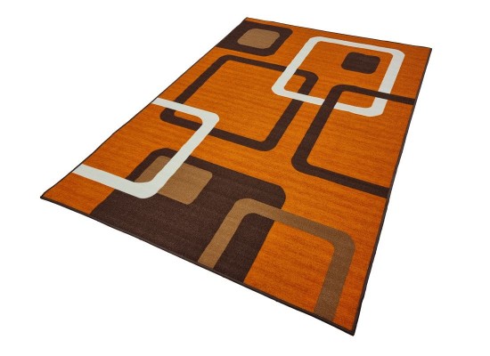Covor tip mochetă ERIKA 8024 orange