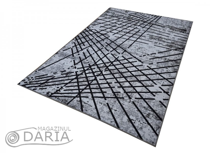Covor tip mochetă ERIKA 8035 grey