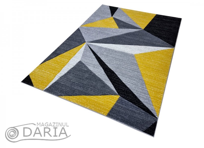 Covor GRACIA 743 grey/yellow
