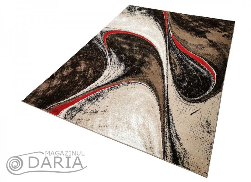 Covor MAGNOLIA 097 d.beige/red