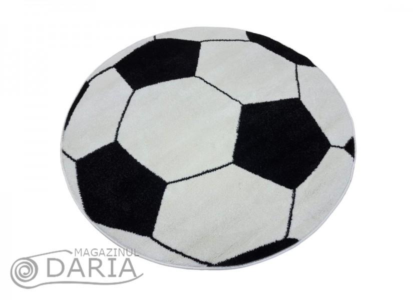 Covor MAGNOLIA 141 white/black ROTUND