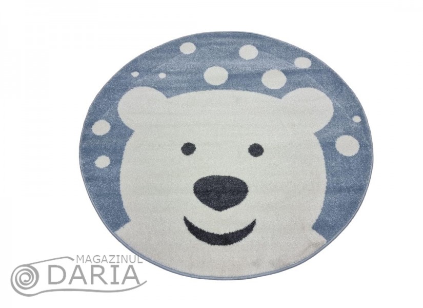 Covor MAGNOLIA 648 l.blue ROTUND