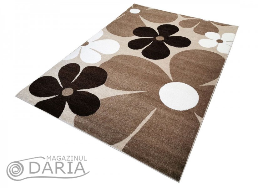 Covor MAGNOLIA 801 D.BEIGE/BROWN