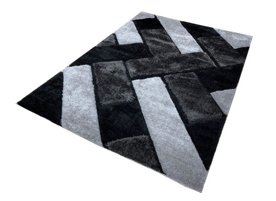 Covor 3D SHAGGY GRANDE 720 black