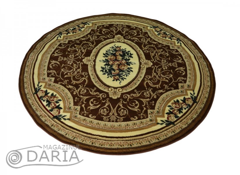 Covor Blue Stones 5261 BROWN ROTUND