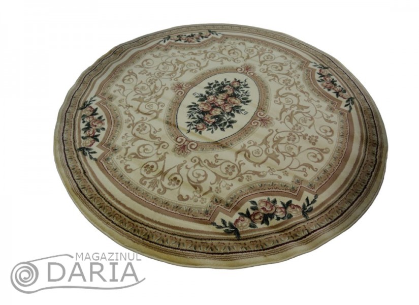 Covor Blue Stones 5261 CREAM ROTUND