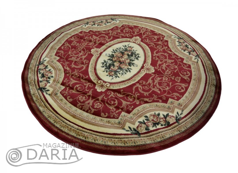 Covor Blue Stones 5261 RED ROTUND