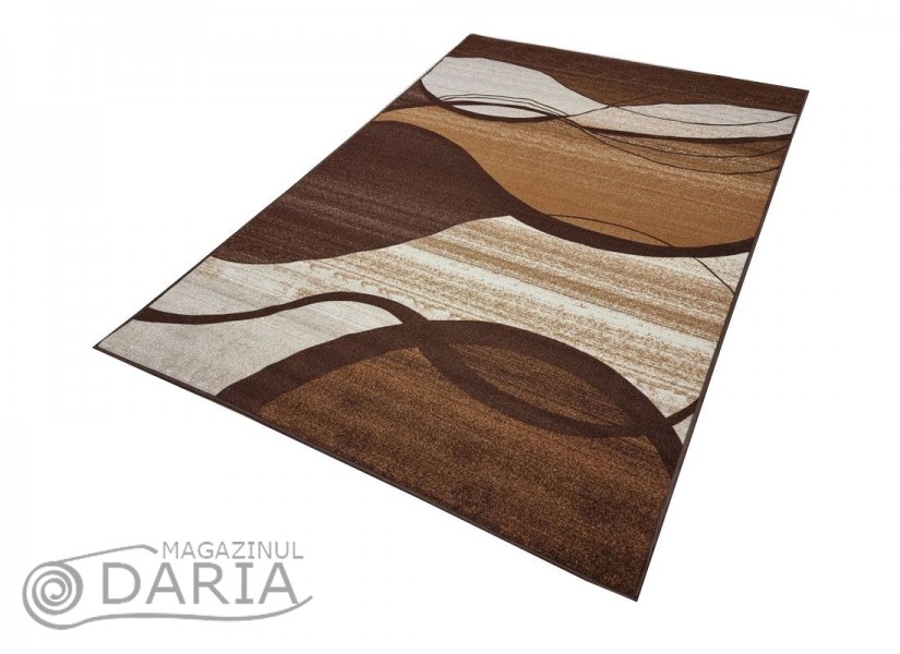 Covor tip mochetă ERIKA 8026 brown