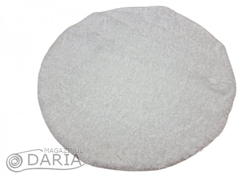 Covor 3D SHAGGY GRANDE white ROTUND