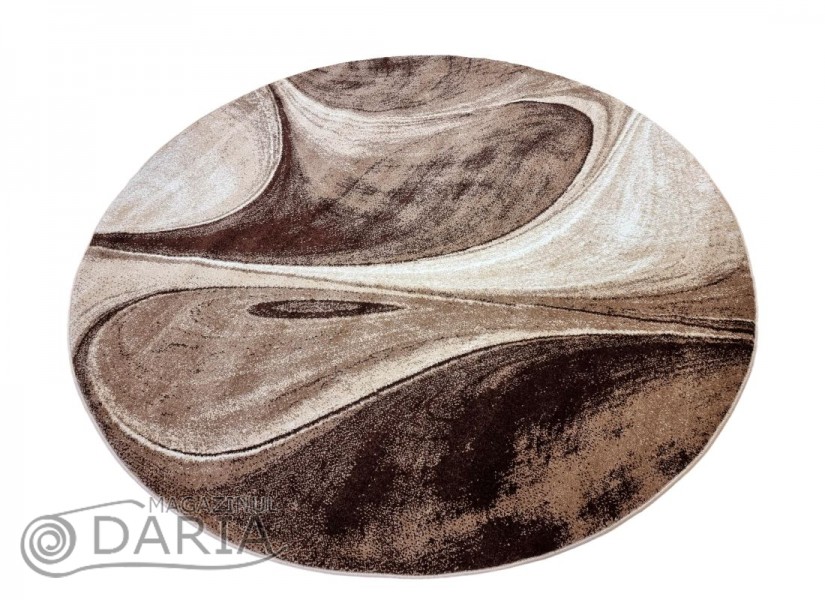 Covor MAGNOLIA 097 d.beige/beige rotund